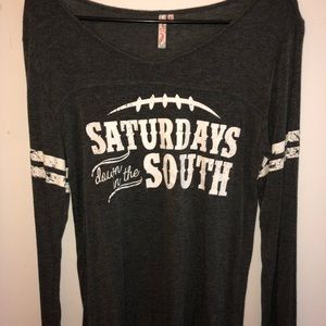 Graphic long sleeve tee